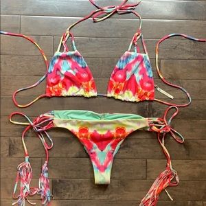 Bettinis Lulu Reversible Bikini Swim Set
